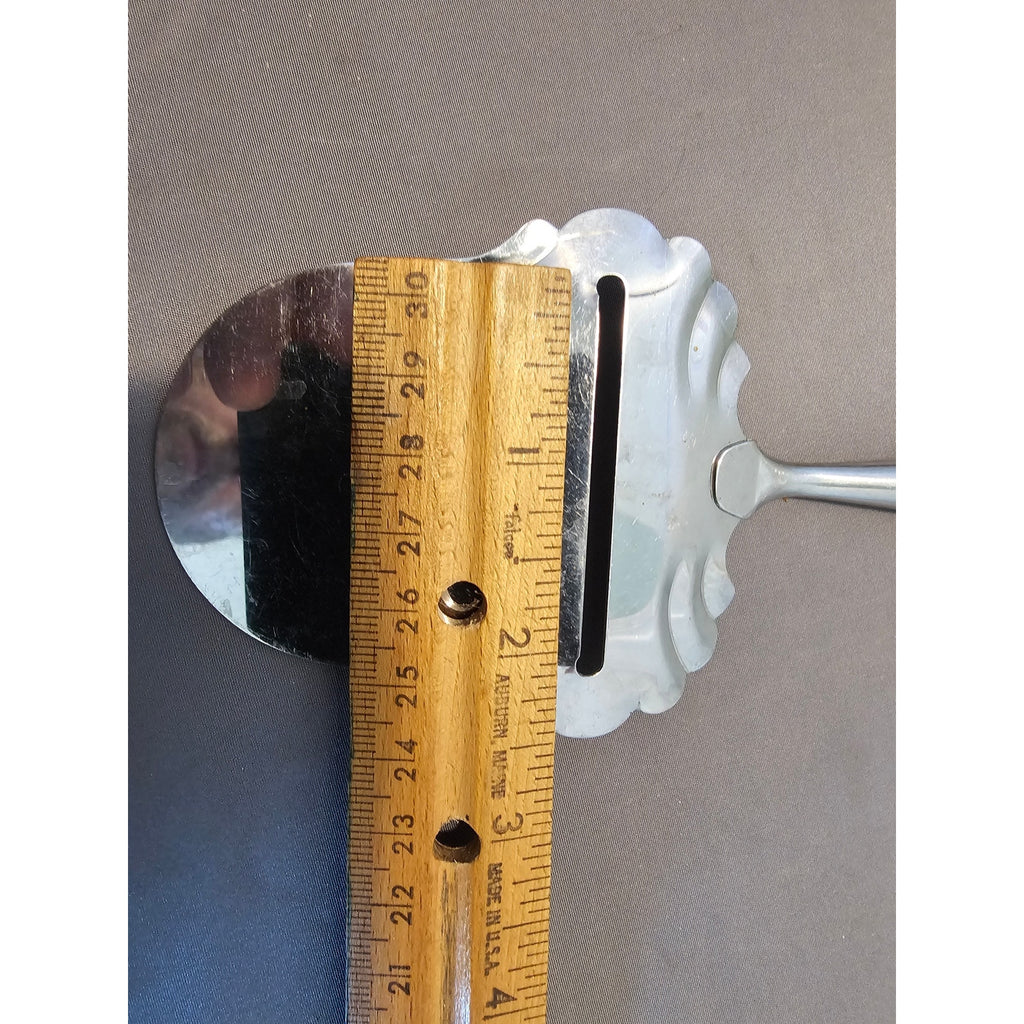 Vintage SPAR Norge Stainless Steel Cheese Slicer/Server - Wood Handle - Norway