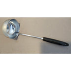 Vintage Ekco Soup Ladle - 10-1/2" Stainless Steel w/Black Plastic Handle - USA