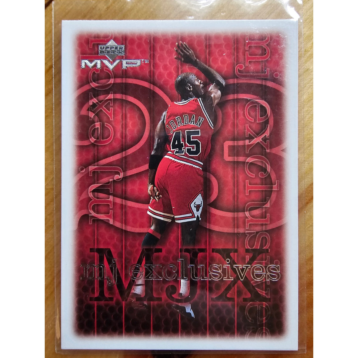Michael Jordan 1999 Upper Deck MVP #180 mj exclusives #45 - Chicago Bulls - NBA