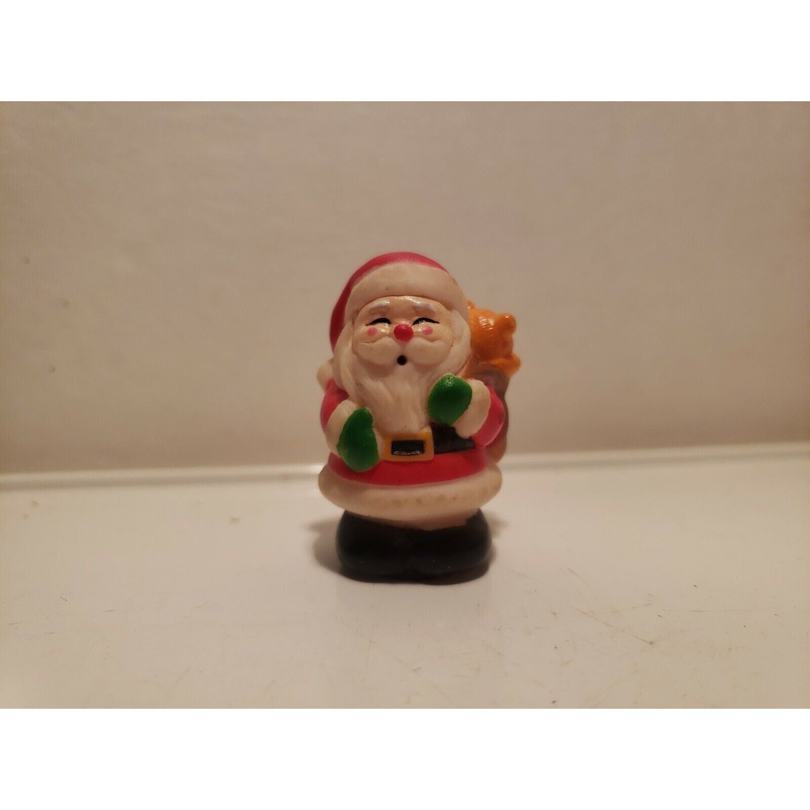 1984 R. Dan & Co. Santa Claus Pencil Topper - Vintage Hong Kong