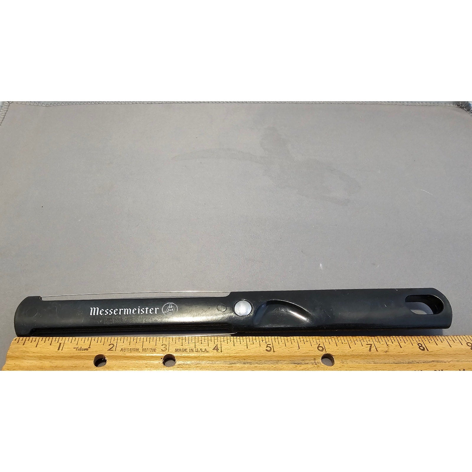 Vintage Black Messermeister Thick n' Thin Cheese Slicer - 8-1/2" Long