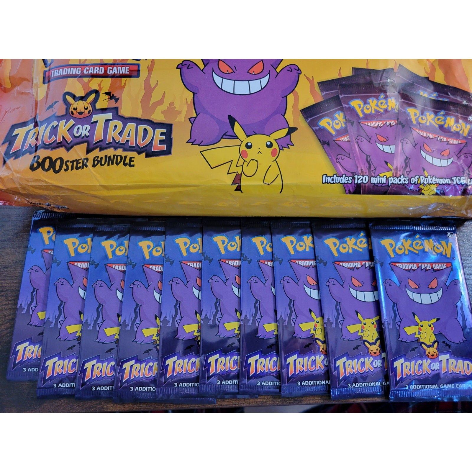 Lot of 10 2022 Pokemon Trick or Trade 3-Card Packs Booster Bundle - NEW