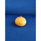 Vintage Alabaster Marble Carved Stone Fruit - Small 2" wide - Yellow