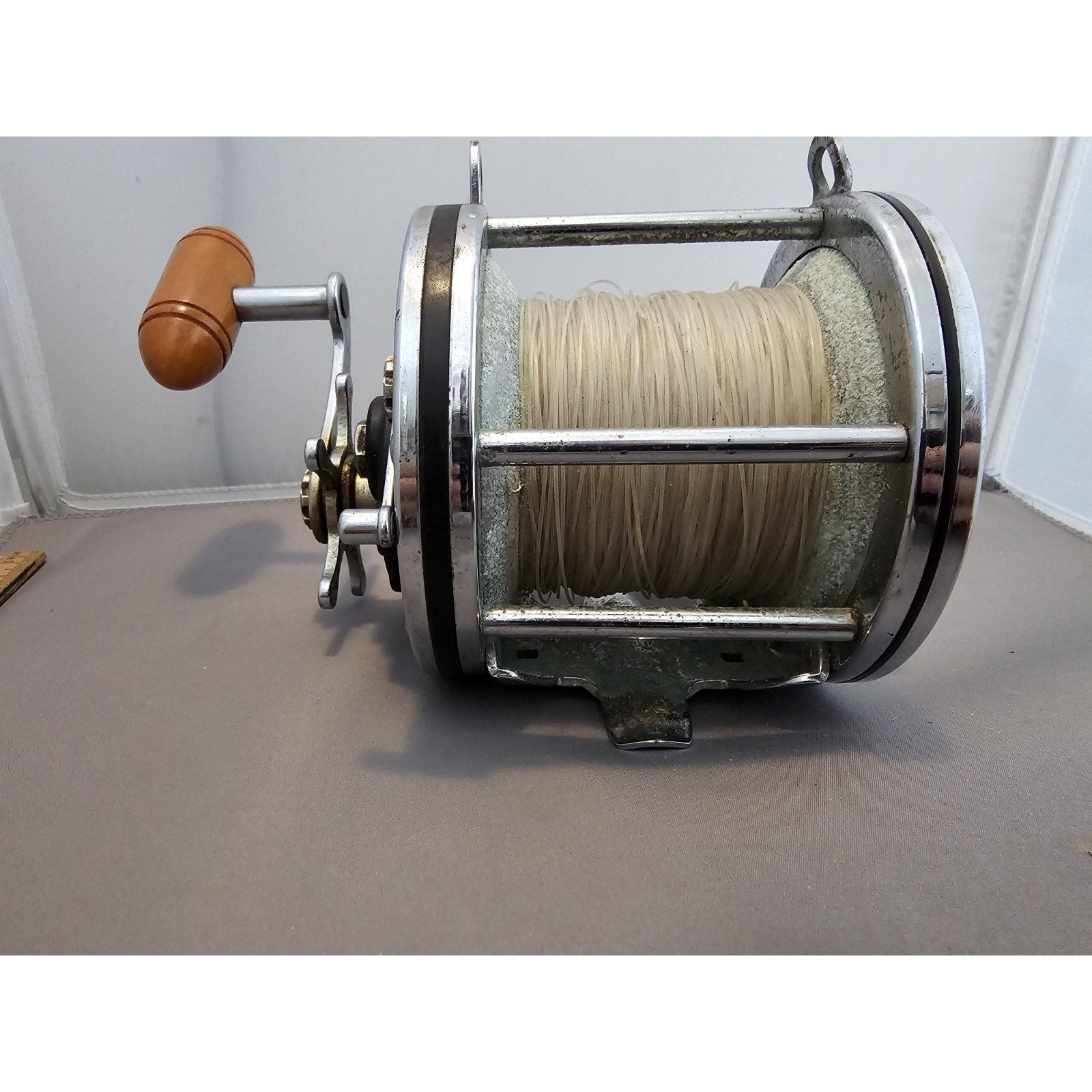 Vintage 1960's Penn Senator 6/0 114 Big Game Conventional Fishing Reel w/Wire