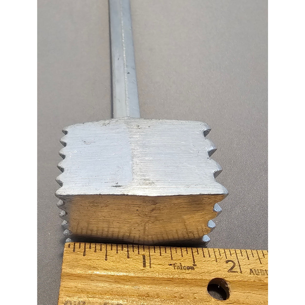 Vintage Ekco 2 - Aluminum 8" Meat Tenderizer - Fine/Coarse Pounder - Taiwan