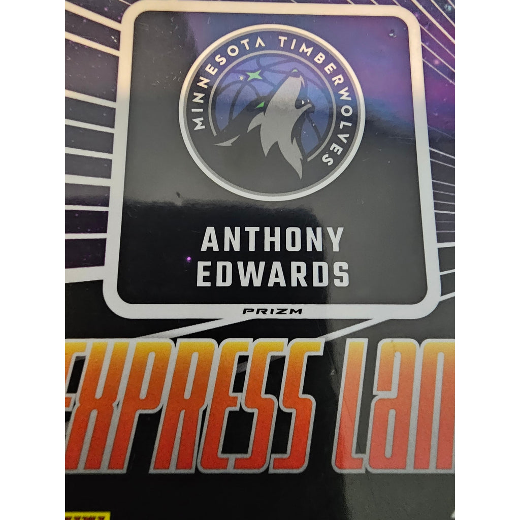 Anthony Edwards 2023-24 Panini Donruss Optic #24 - Express Lane - Purple Prizm