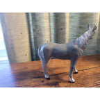 1994 TM Grey Toy Horse B - Animal Figure - Farm Toy - China