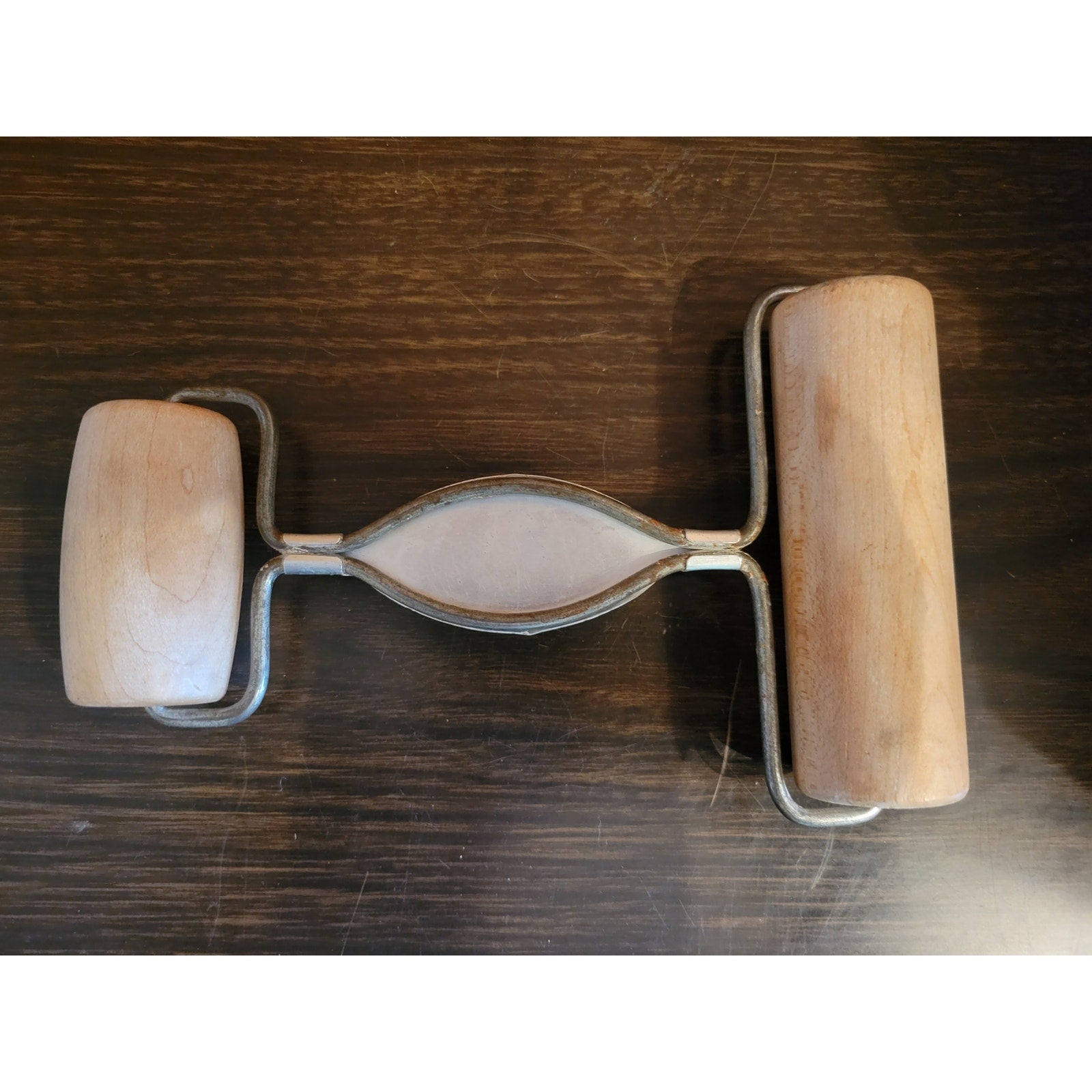 Ekco Pastry and Pizza Roller - Wood, USA