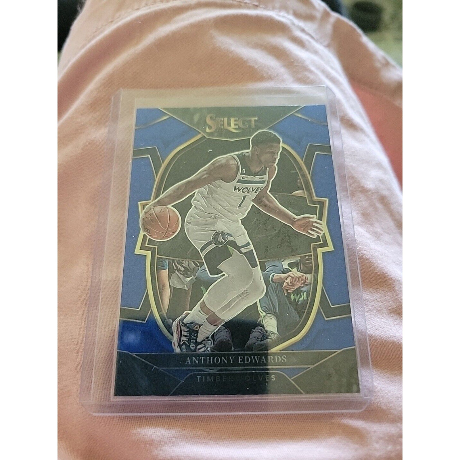 Anthony Edwards 2022-23 Panini Select #46 - Concourse Blue - Timberwolves- NBA