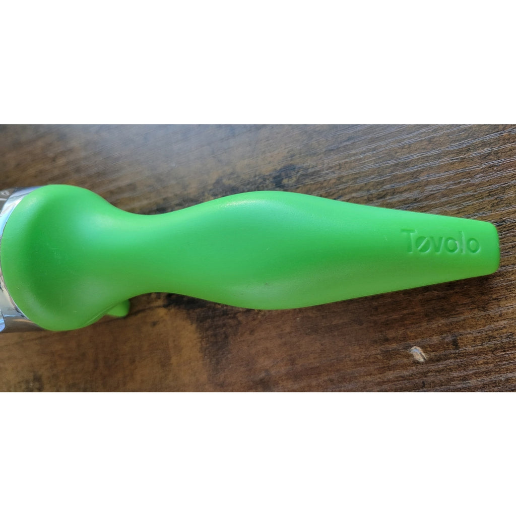Tovolo Stainless Steel Ice Cream Scoop w/Green Handle