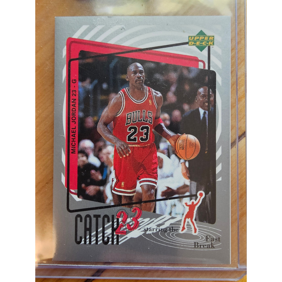 Michael Jordan 1997-1998 Upper Deck Catch 23 Sticker #MJ158 - Bulls - NBA