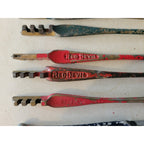 Lot Of 6 Vintage Glass Cutters - Red Devil, Fletcher, Blue Grass - 1023 024 023