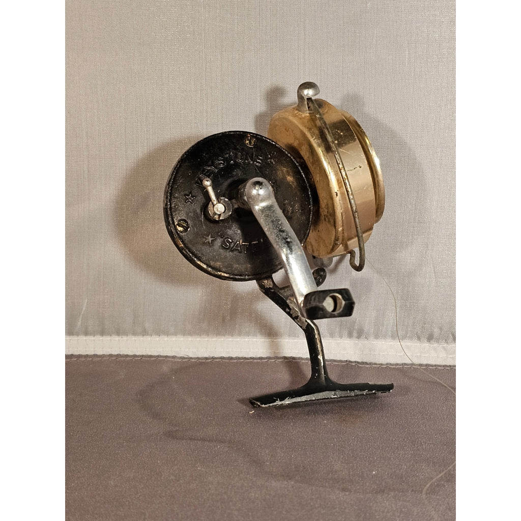 Vintage Keystone Satellite X17 Fishing Reel - Open Faced - Made in Japan