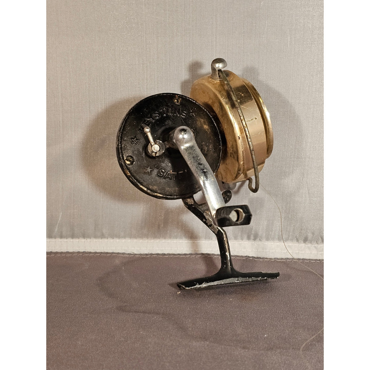 Vintage Keystone Satellite X17 Fishing Reel - Open Faced - Made in Japan