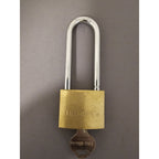 Vintage Tru-Bolt Brass 2-3/4" Longneck Padlock w/Key