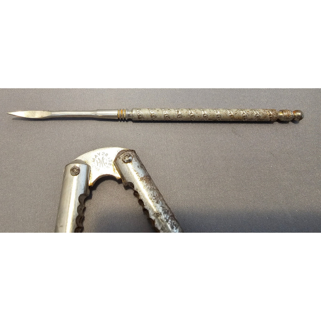 Vintage HMQ 5" Nut Cracker/Sheller and Pick - used