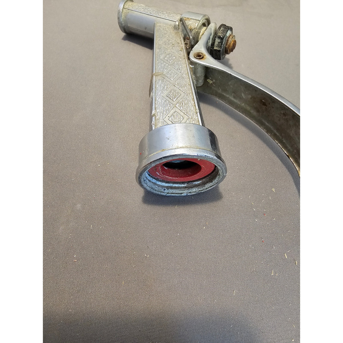 Vintage Metal Garden Hose Nozzle Sprayer - Water Gun for Hose Reel, Watering