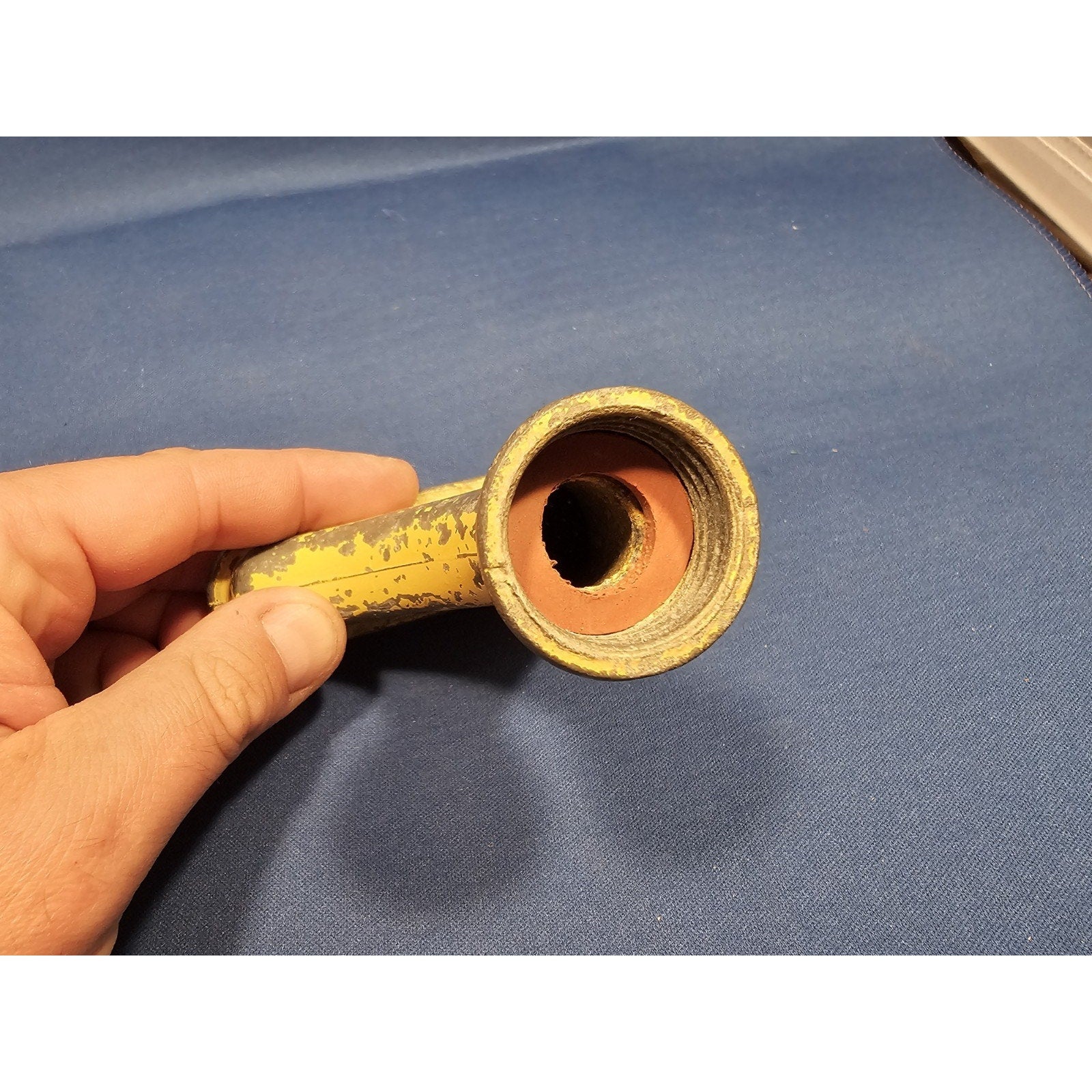 Vintage L.R. Nelson Mfg. Co. Flaring Rose Yellow Sprinkler Nozzle - USA