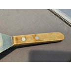 The Pampered Chef - Mini Stainless Steel Slotted Spatula w/Wood Handle 8"