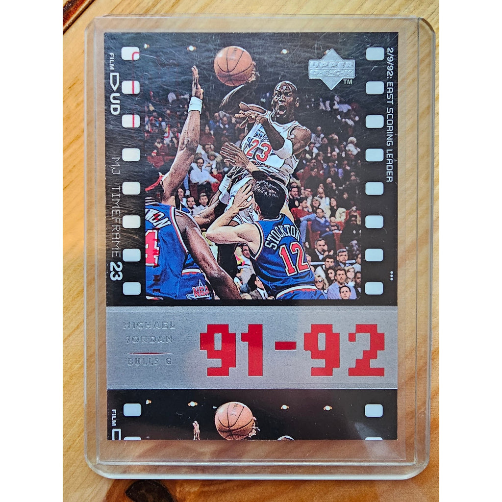 Michael Jordan 1998 Upper Deck Timeframe 23 #58 - Chicago Bulls - 91-92 - NBA