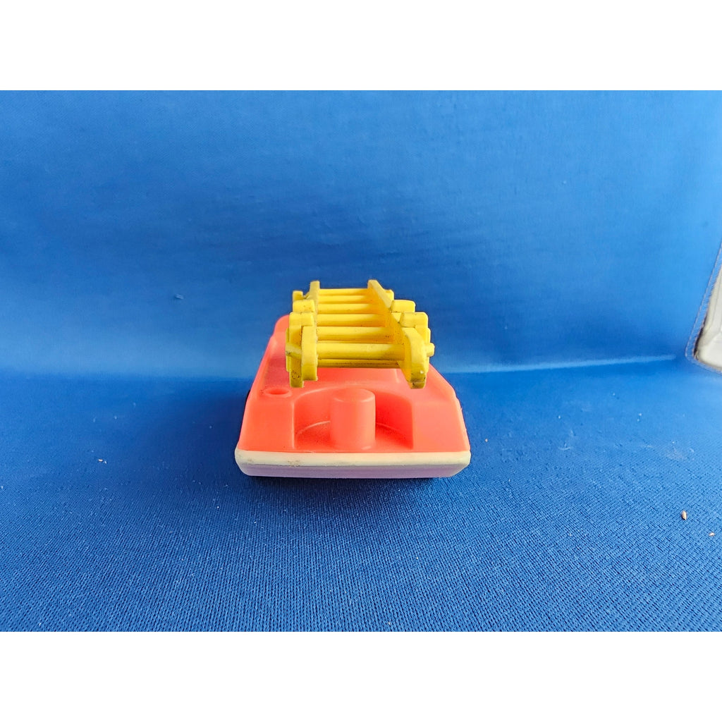 Vintage Fisher-Price #124 - Red Fire Truck w/Yellow Ladder