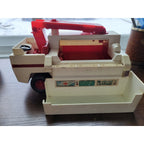 Vintage 1974 Fisher Price #303 Fire Rescue/Ambulance Truck Toy Adventure People