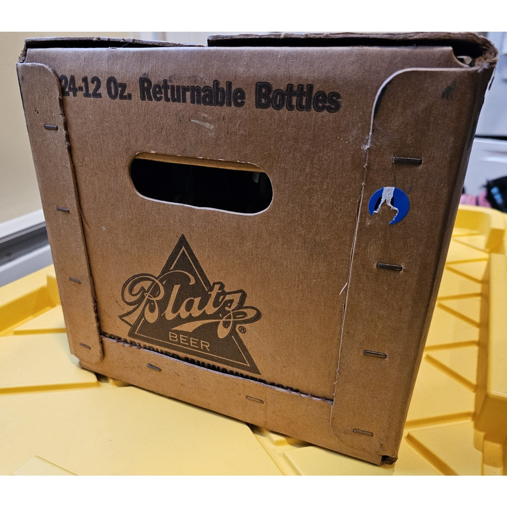 Vintage Blatz Beer Cardboard Box/Case 24-12oz Bottles w/Inserts - NO BOTTLES