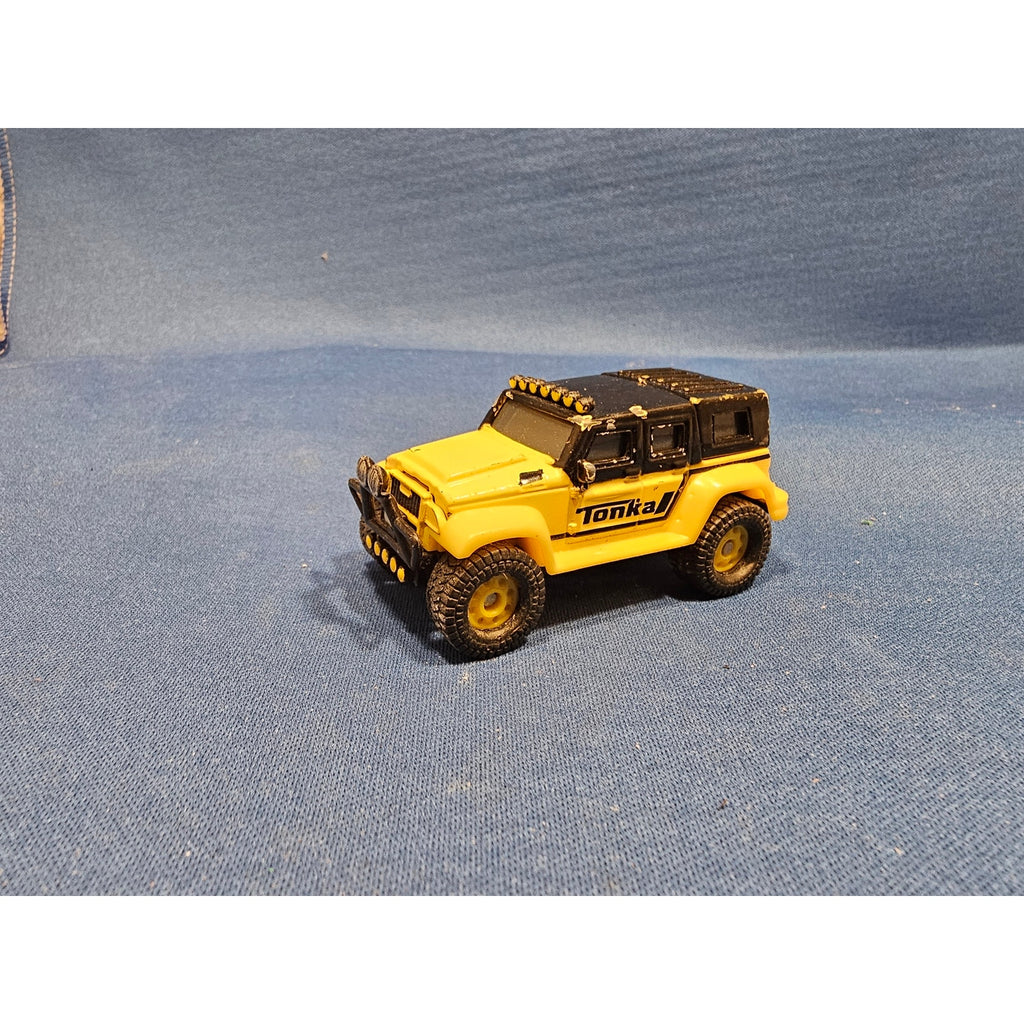 2012 Tonka Funrise #06429 - Yellow/Black SUV 02 Jeep Vehicle - loose
