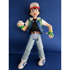2001 Hasbro Pokemon Talking Ash Ketchum Think Chip 11.5" Action Figure