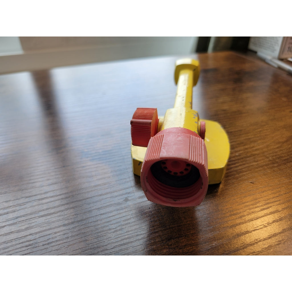 Vintage Yellow Ortho Lawn Fertilizer Sprayer Attachment by Chevron Chemical