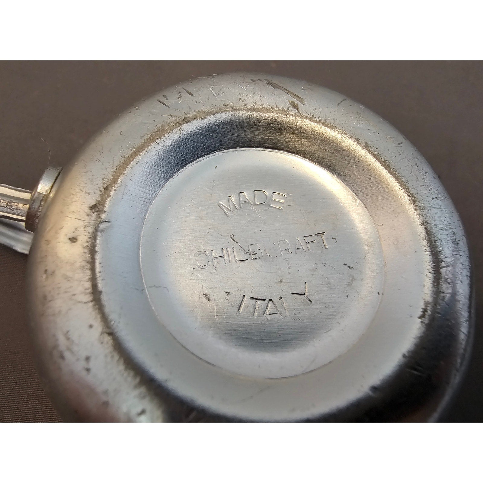 Vintage Childcraft Tea/Coffee Cup/Mug - Aluminum Toy - Made in Italy