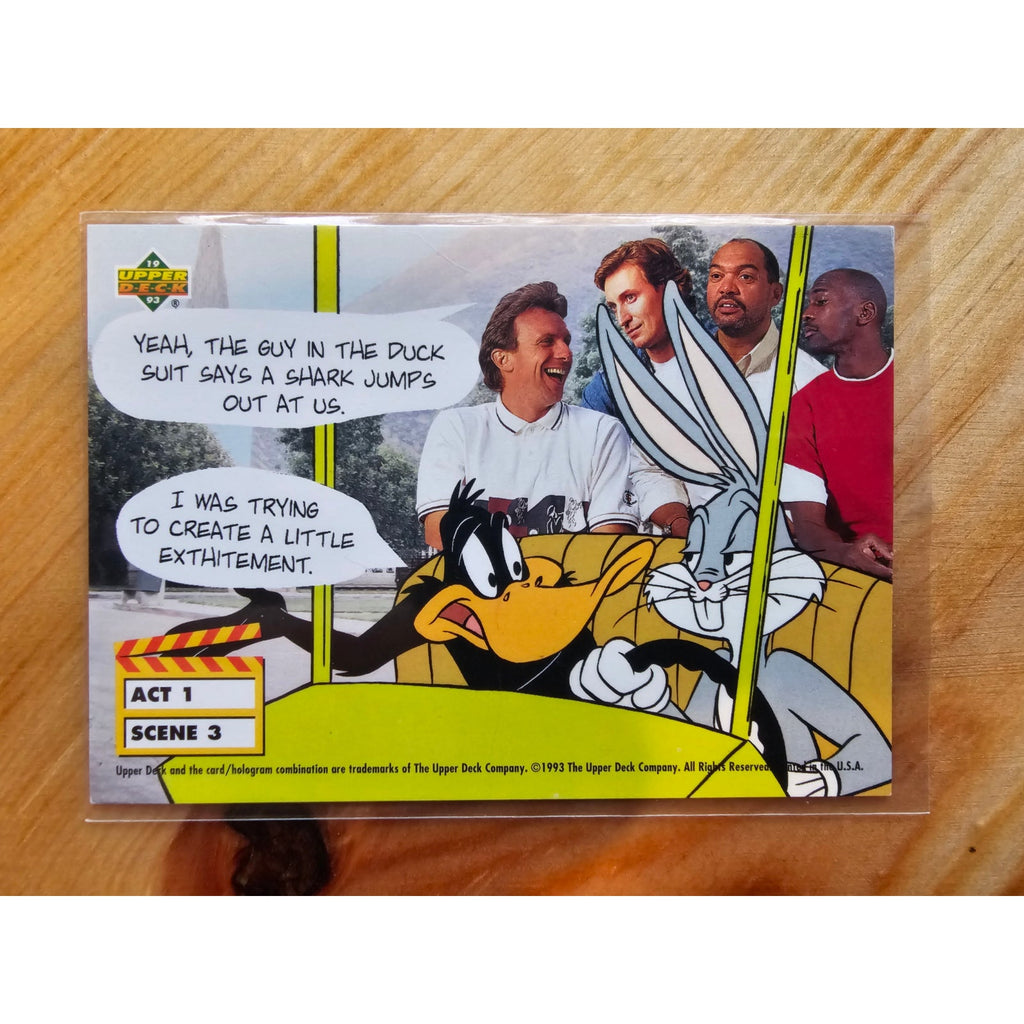 Michael Jordan 1993 Upper Deck Looney Tunes Act 1 Scene 3 - Bugs, Daffy, Gretzky