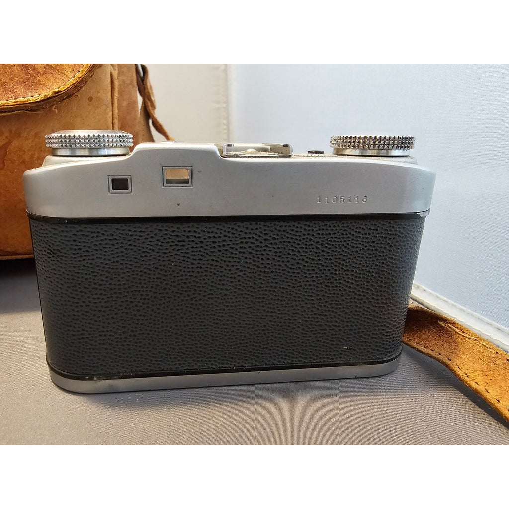 Vintage Graphic 35 Rangefinder Camera w/Case, Light Meter, Flash & Lenses