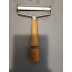 Vintage Cheese Slicer - 4" wide w/Wood Handle - Roller Style