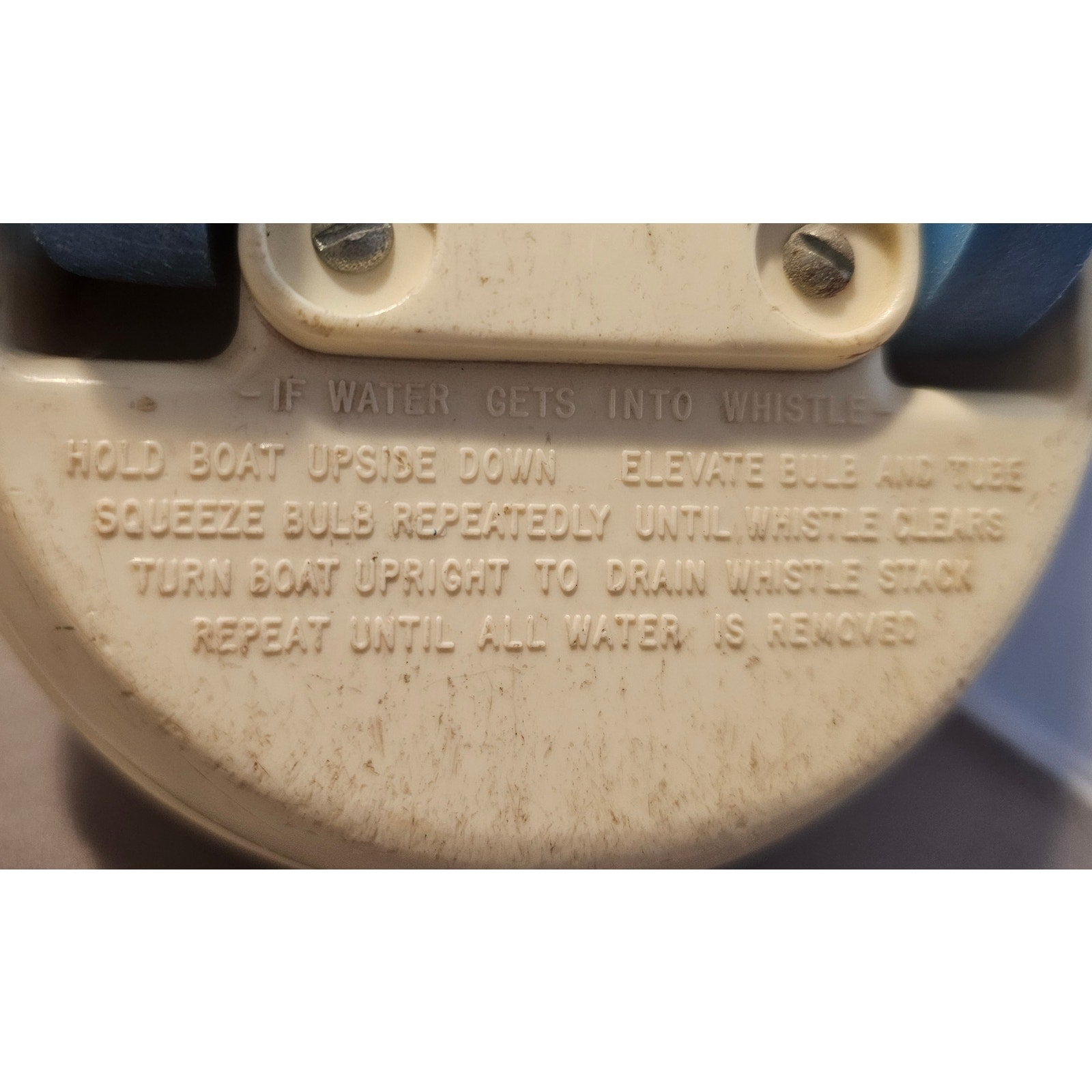 Vintage 1967 Fisher-Price #139 Tuggy Tooter - Blue Stack FPT1237