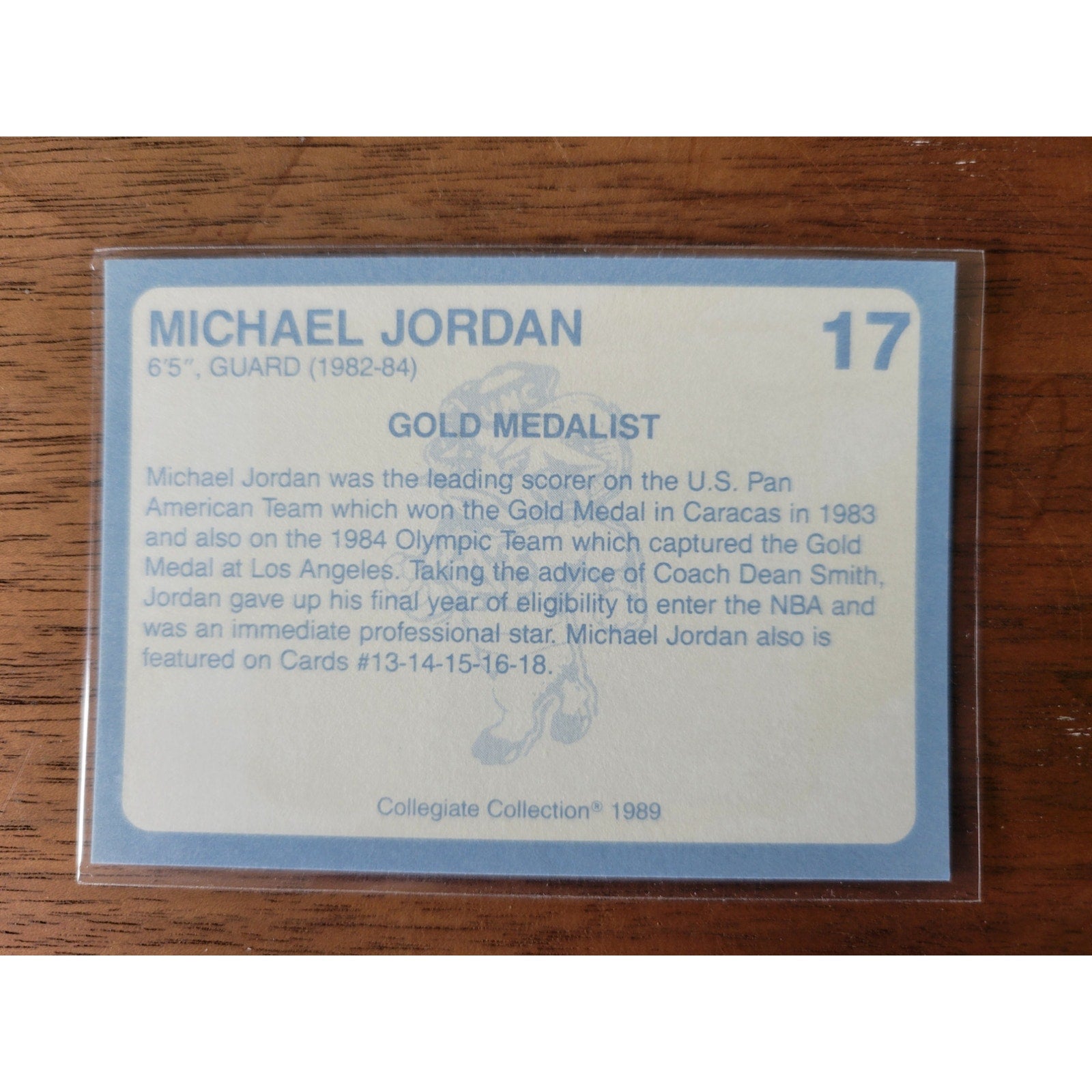 Michael Jordan 1989 Collegiate Collection #17 - Carolina's Finest 1st Edition