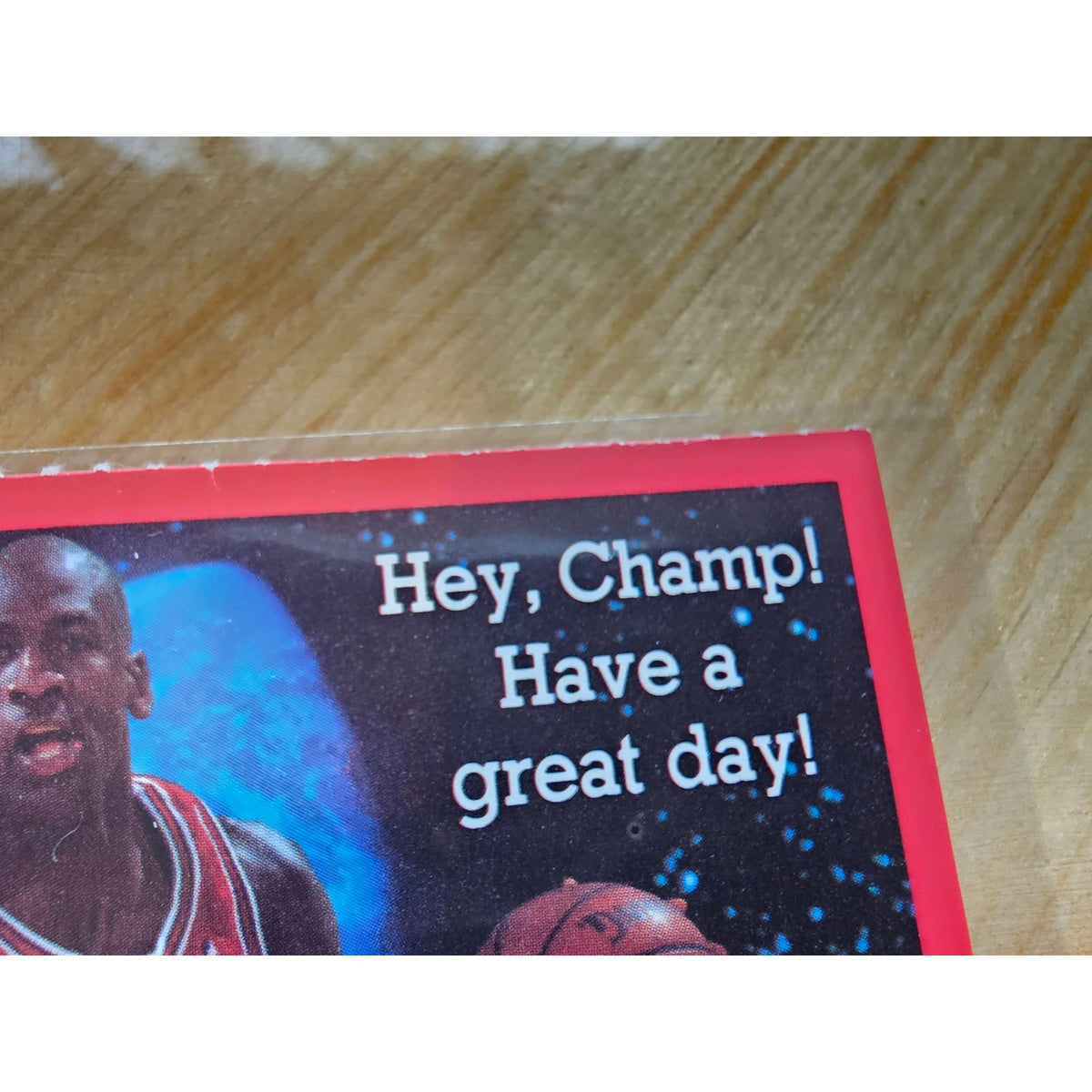 Michael Jordan 1991 Cleo Valentines - Jump Inc - NBA Properties - Hey Champ!