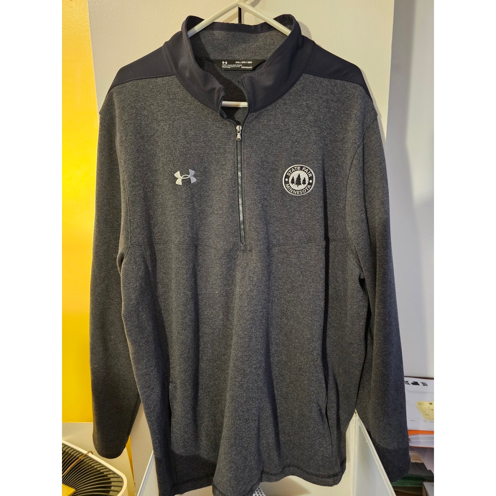 Under Armour Coldgear Gray Men's XXL Minnesota State Fair Pullover Sweatshirt