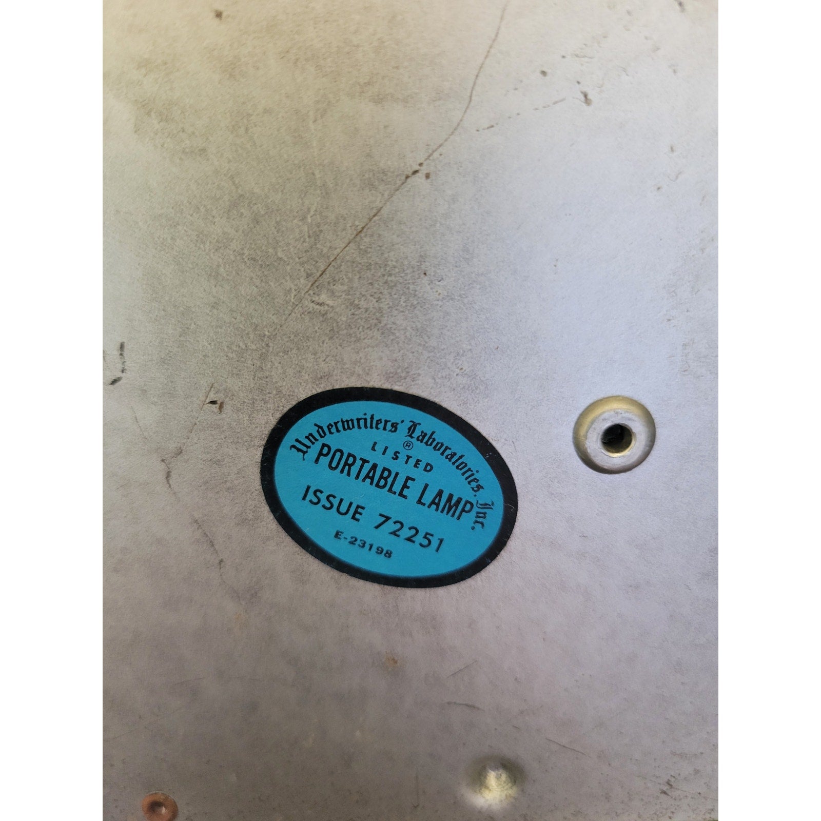 Vintage Mid Century Steel Gooseneck Fluorescent Desk Lamp - works