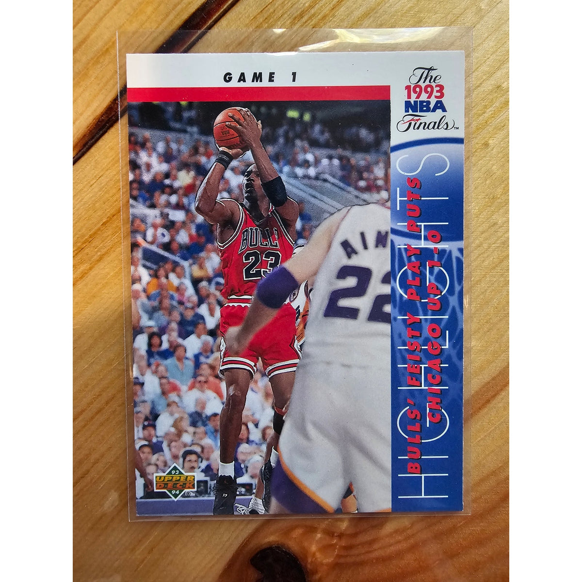 Michael Jordan 1993-1994 Upper Deck #198 - 1993 NBA Finals - Chicago Bulls - NBA