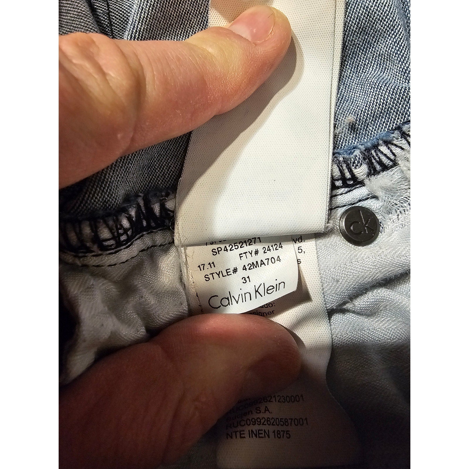 Calvin Klein Blue Jeans/Legging - Women's 31 Regular