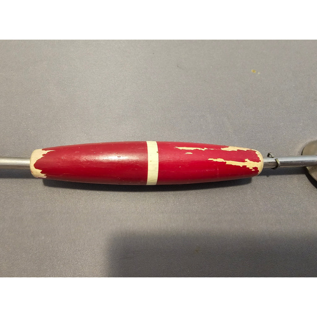 Vintage A&J Ekco Red Wood Handled Double Ended Melon Baller - Made in USA
