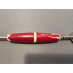 Vintage A&J Ekco Red Wood Handled Double Ended Melon Baller - Made in USA
