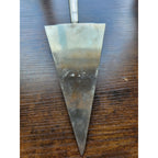Vintage Stainless Steel Wedding Cake Server - "Love Forever" - I John 4:7