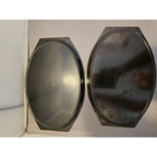 Lot of 2 Vintage Nordic Ware Platter Holder Steak/Fajita Server Plate