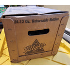 Vintage Blatz Beer Cardboard Box/Case 24-12oz Bottles w/Inserts - NO BOTTLES