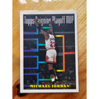 Michael Jordan 1993-1994 Topps #199 Reigning Playoff MVP - Chicago Bulls - NBA