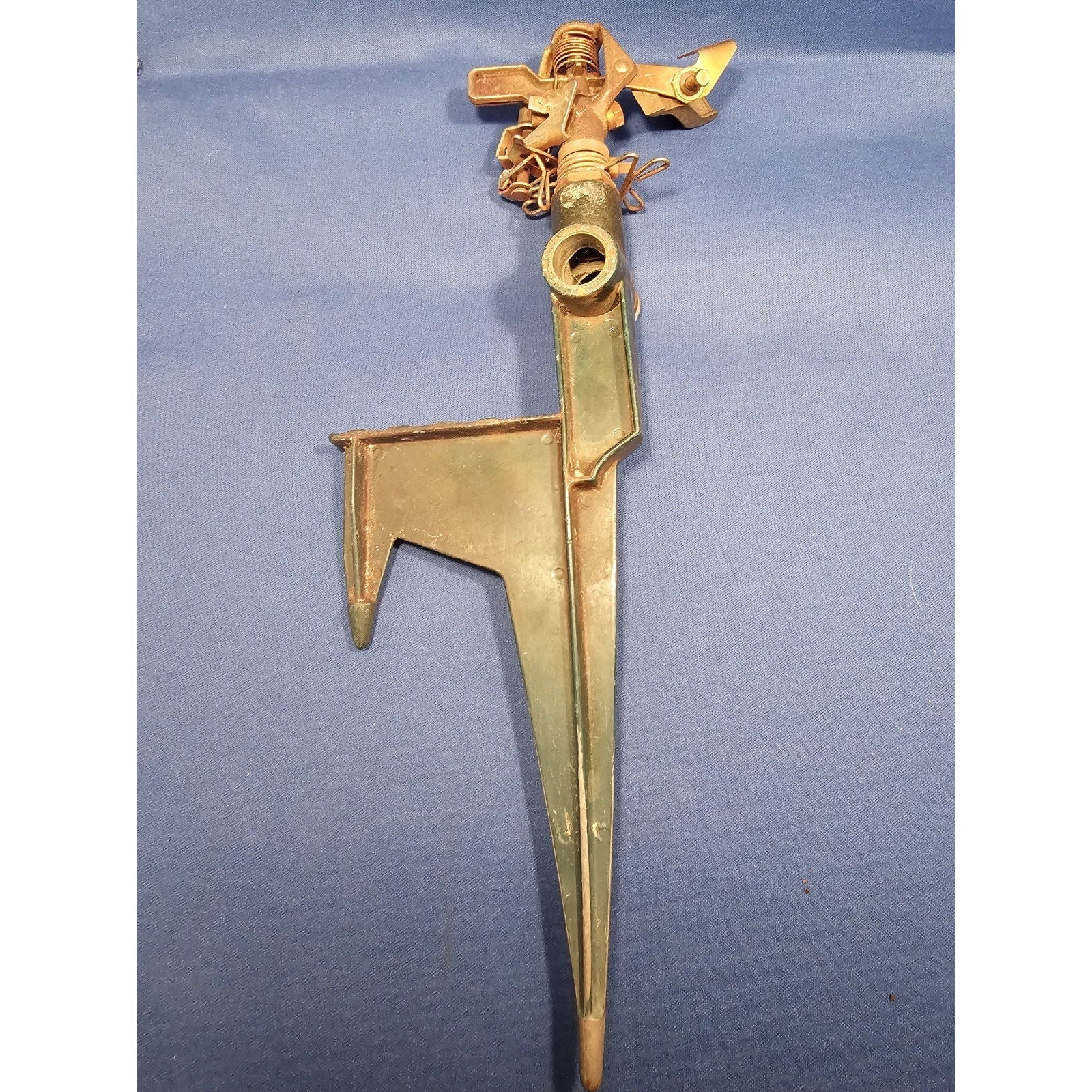 Orbit Green Brass/Metal Impact Sprinkler - Impulse Rotor Lawn Irrigate Ground