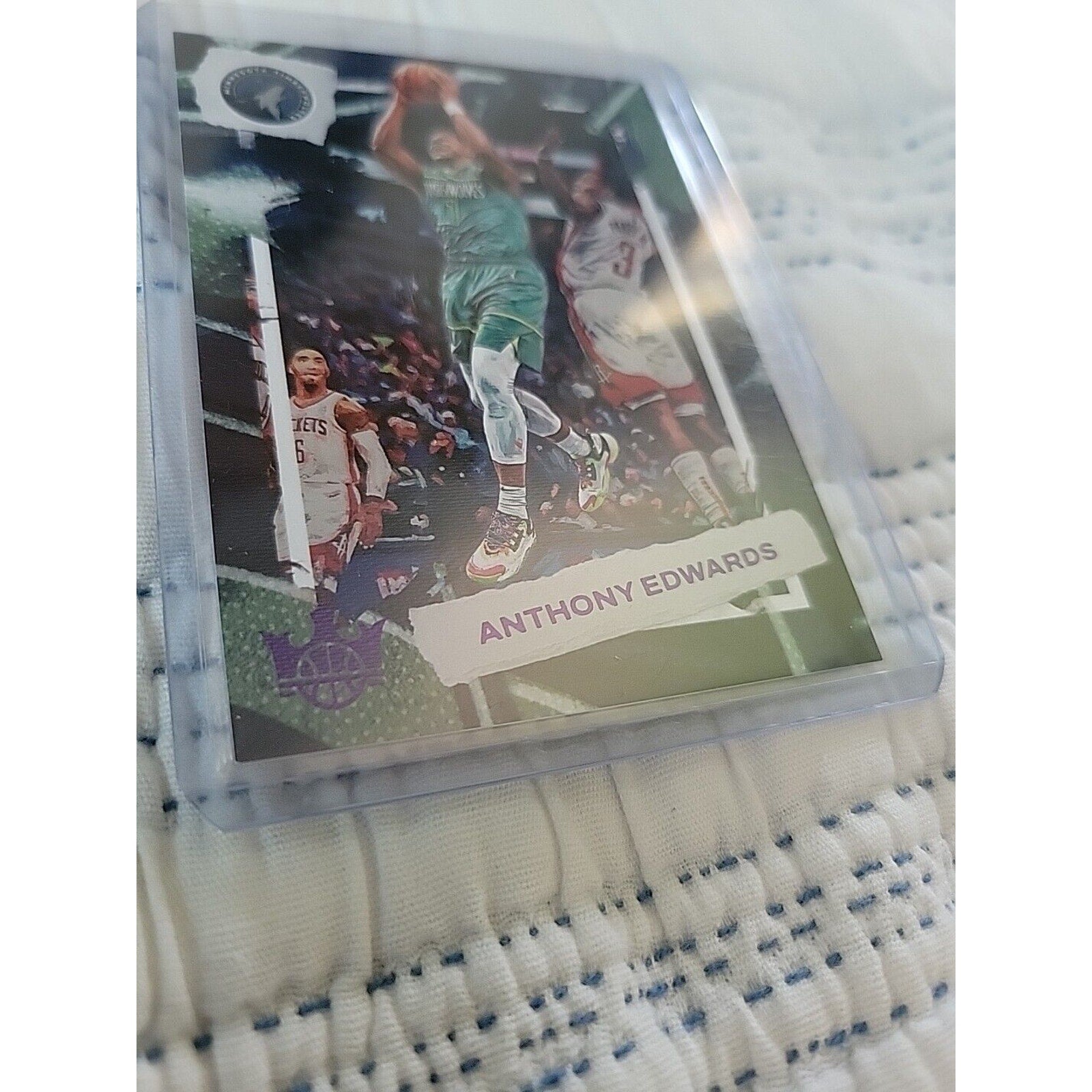 Anthony Edwards 2022-23 Panini Court Kings #31 - Violet s/n 47/49