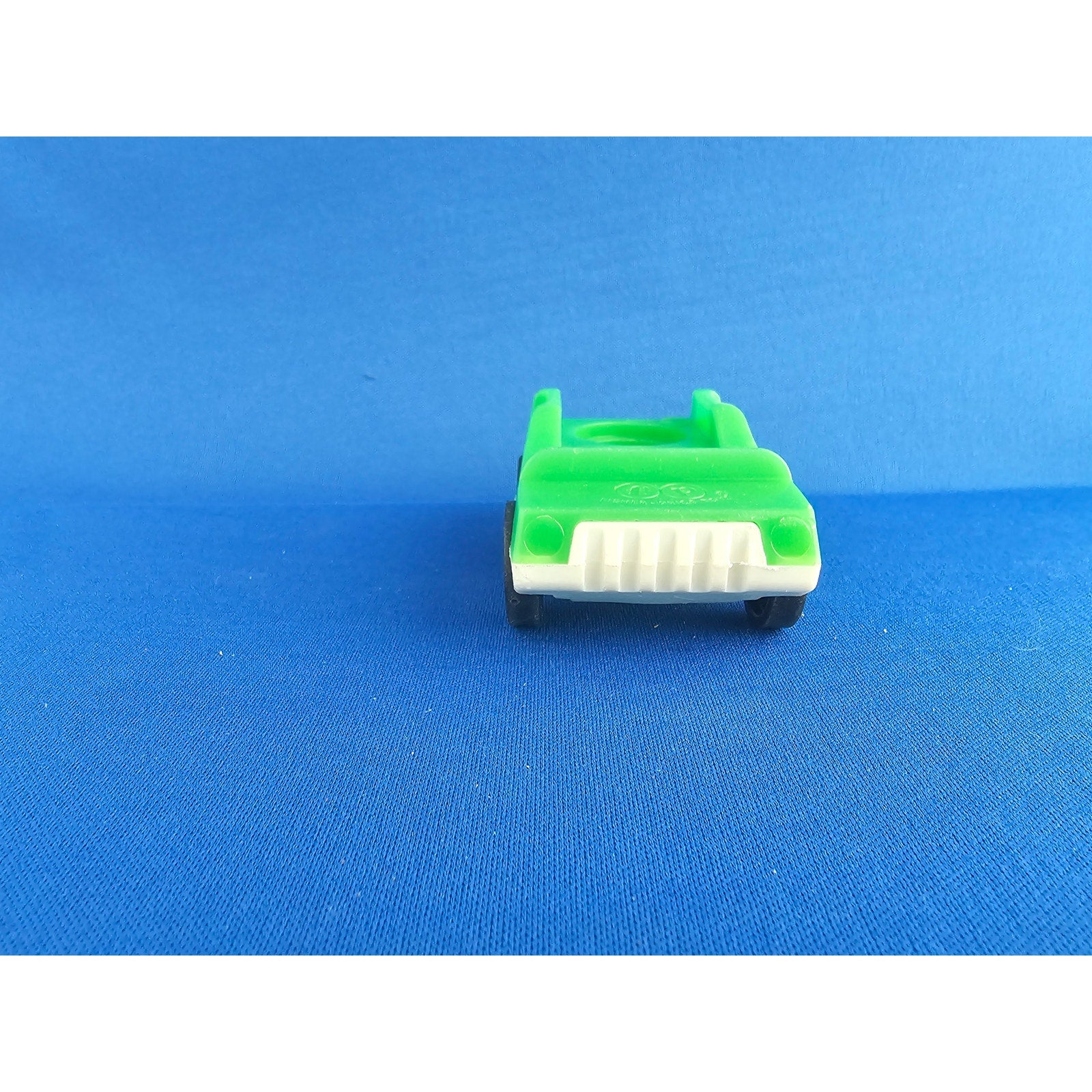 Vintage Fisher Price Little People - Green/White Two-Passenger Car